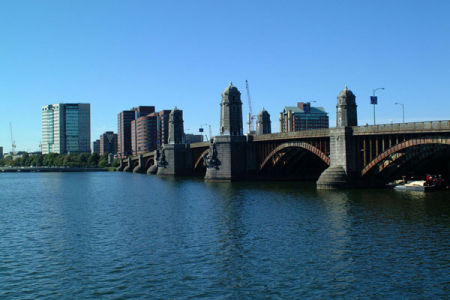 Longfellow Bridge Spans The Charles River And Connects Camb