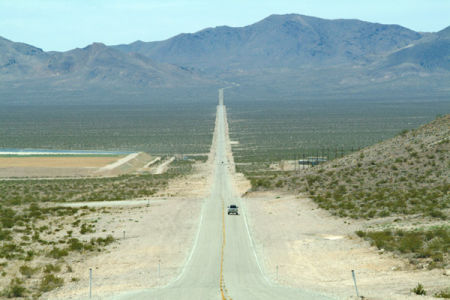 Route 374 Approaching Death Valley From Beatty